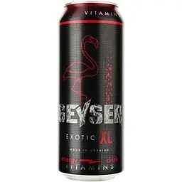Енергетичний б/а напій Geyser Exotic 0.5 л з/б